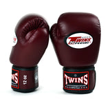 BGVL3 Twins Maroon Velcro Boxing Gloves Product Code: BGVL3